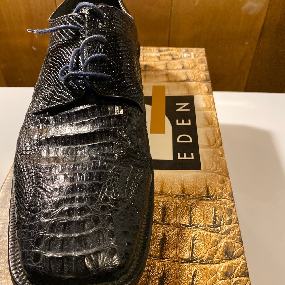Men Crocodile in lizard skin shoes